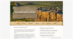 Desktop Screenshot of hands-on-latin.com