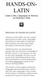 Mobile Screenshot of hands-on-latin.com